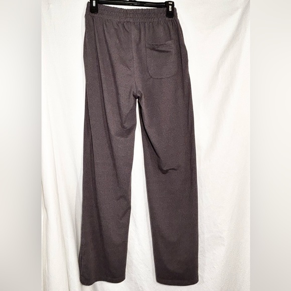 WOMENS SMALL TESLA GRAY 3 POCKET STRETCH CASUAL BOOTCUT WIDE LEG YOGA PANTS - Picture 4 of 6